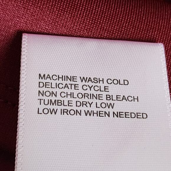 Jemma Large Burgundy High Low Dress - Picture 7 of 7